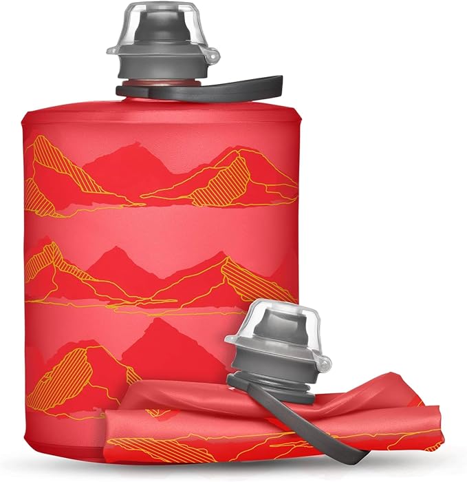 HydraPak Stow - Collapsible Backpacking Water Bottle (350ml, 500ml, 1L) - BPA Free, Ultra Light, Spill-Proof Twist Cap-Ruum Studio Home