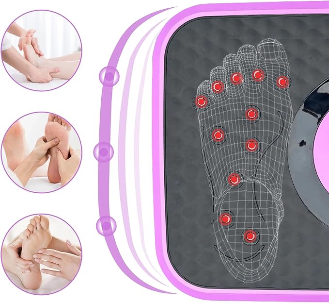 Vibration Plate Fitness Platform Whole Body Exercise Machine with 120 Speed Levels, Lymphatic Drainage, Fat Burning, and Weight Loss, Perfect for Women, Men, and Home Gym Exercise-Ruum Studio Home