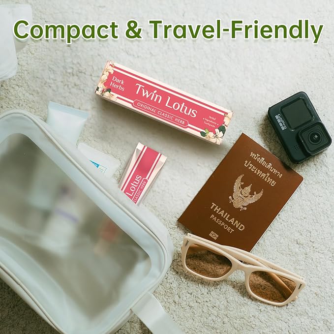Original Herbal Toothpaste - Travel Size 0.88 oz, Pack of 4 - Fluoride-Free, Fresh Mint - Natural, Non GMO, Fluoride Free, Gluten Free,Oral Care, Freshens Breath-Ruum Studio Home