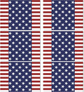 Memorial Day Placemats Set of 6 Patriotic Freedom Stars Place mats Veterans Day 4th of July Plastic Table Mats American Flag Holiday Washable Table Placemats for Party Dining-Ruum Studio Home