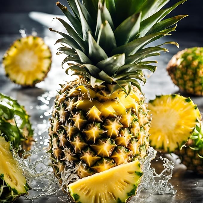 1OAK Soy Wax Scented Candles (Pineapple) - Pineapple Candle - Soy Candles for Home Scented - Tropical Candle - Hand-Poured (7oz.)-Ruum Studio Home