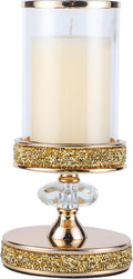 Candle Holder, Pillar Candle Holders, Crystal Candlesticks Holder for Wedding, Parties, Events, Chirstmas,Home Decor, Table Centerpieces CH028D (S)-Ruum Studio Home