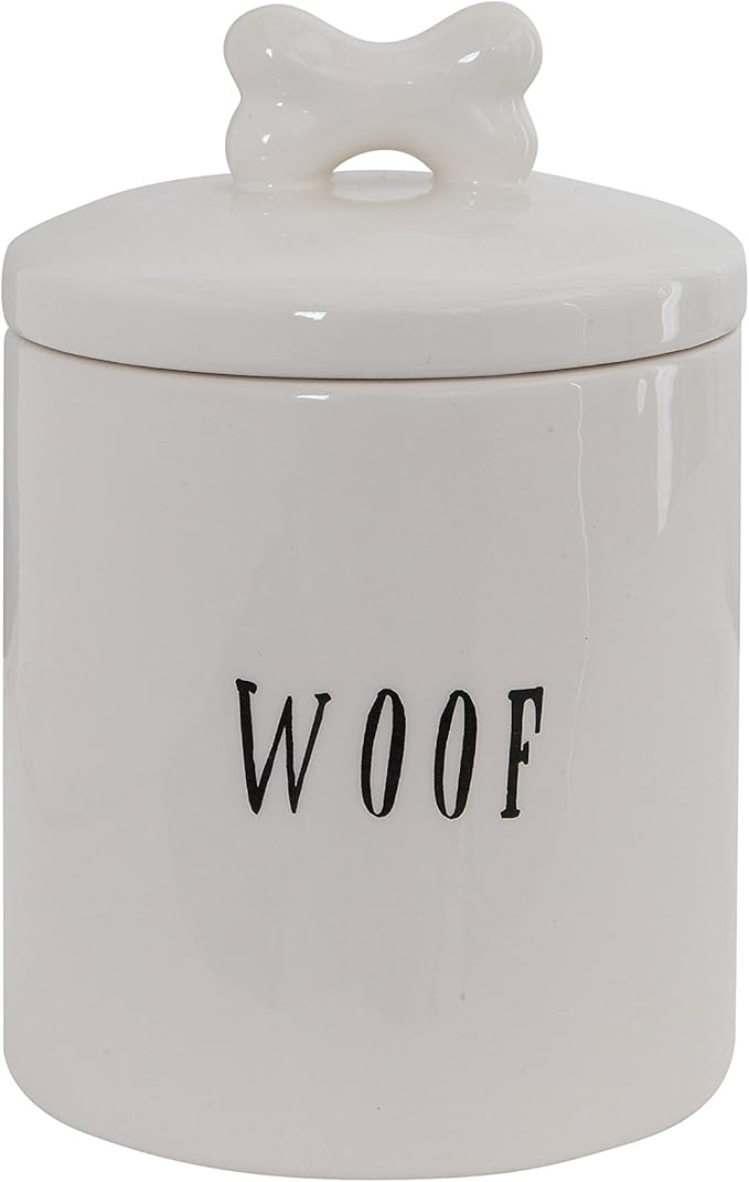 Creative Co-Op Woof Jar with Bone Handle on Lid (Pack of 4)-Ruum Studio Home