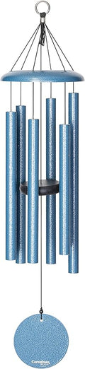 Corinthian Bells by Wind River - 30 inch Sky Blue Wind Chime for Patio, Backyard, Garden, and Outdoor Decor (Aluminum Chime) Made in The USA-Ruum Studio Home