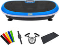 Vibration Plate Exercise Machine Workout Vibration Fitness Platform with Resistance Loops and Resistance Band, 2D, 3D or 4D-Ruum Studio Home