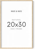 HAUS AND HUES Picture Frame, 20 x 30 inches, Beige Wood, Poster Frame, Natural Finish, Lightweight, for Horizontal and Vertical Wall Mount-Ruum Studio Home