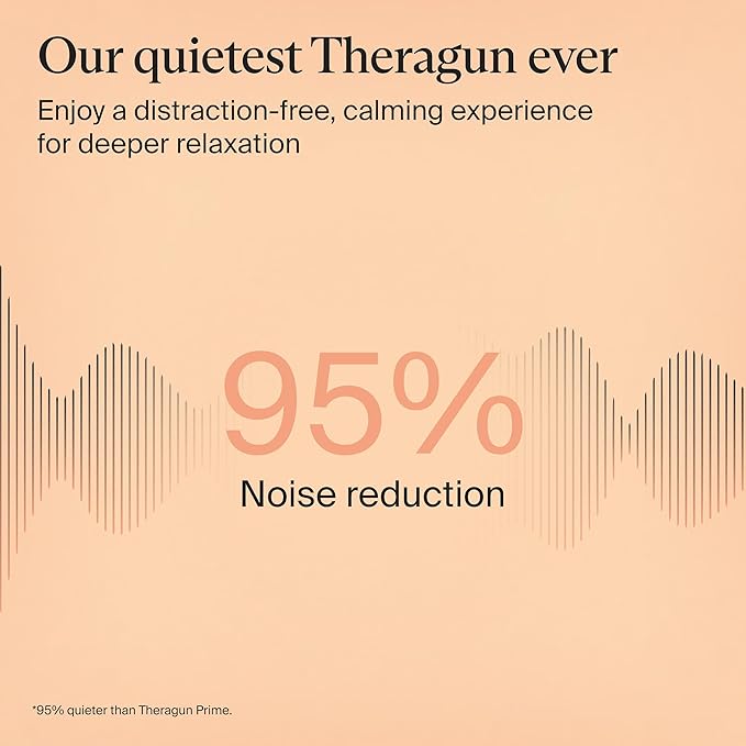 TheraGun Sense by Therabody - Deep Tissue Massage Gun with Preloaded Routines for Stress Relief, Pain Relief & Muscle Soreness in Neck, Back, Leg, Knee, and Shoulder (Black)-Ruum Studio Home