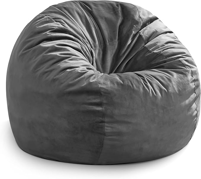 Hobestluk Bean Bag Chairs 2.5FT Bean Bag Chair with Memory Foam Filled & Machine Washable Cover,Beanbag Chair, Small Bean Bag Chairs for Playroom, Living Room, Bedroom-Ruum Studio Home