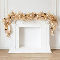 MISSPIN 6FT Boho Fall Garland, Fall Decor Autumn Maples Leaf Garland for Autumn Decor Hanging Vine for Halloween Thanksgiving Home Wedding Fireplace Party Christmas(Beige)-Ruum Studio Home