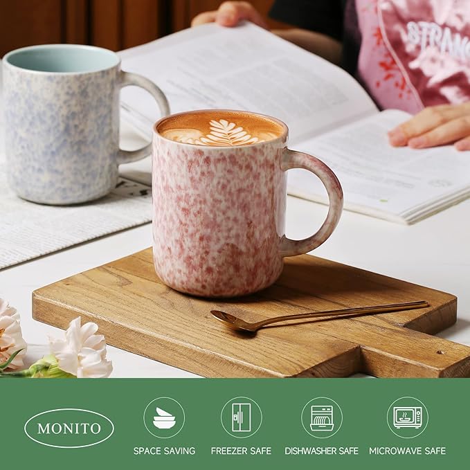17 OZ Coffee Mugs Set of 6, Modern Mugs Set with handle for Tea/Latte/Cappuccino/Milk/Cocoa.-Ruum Studio Home