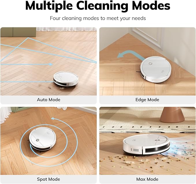 ILIFE V2 Robot Vacuum Cleaner, Tangle-Free Suction, 120 Mins Runtime, Slim, Self-Charging Robotic Vacuum Cleaner, Ideal for Pet Hair and Hard Floors-Ruum Studio Home