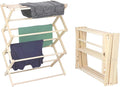 Pennsylvania Woodworks Premium American Maple Clothes Drying Rack - Handcrafted in Pennsylvania - Solid Wood Construction, Collapsible, Eco-Friendly Laundry Solution (Medium)-Ruum Studio Home