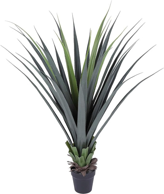 44inch Artificial Agave Plant Potted Plants Fake Agave Plant for Home Office Garden Indoor Outdoor Decoration (1PACK)-Ruum Studio Home