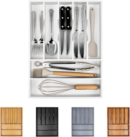 Kitchen Silverware Drawer Organizer and Storage Deep Cookware Utensil Cutlery Rack Office Drawer Organizer Tray Amazon Basics Kitchen Home Gadgets Rv Storage Solutions Wedding Registry Must Haves 2025-Ruum Studio Home