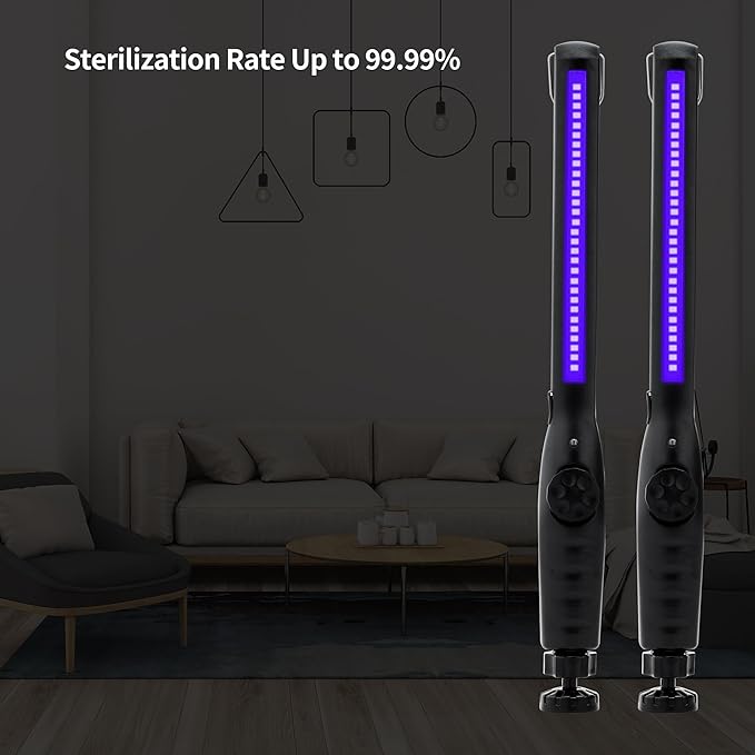 UV Light Sanitizer – Portable UV Light Wand – Rechargeable Handheld Device for Reducing Bacteria and Viruses, Lightweight and Easy to Use-Ruum Studio Home