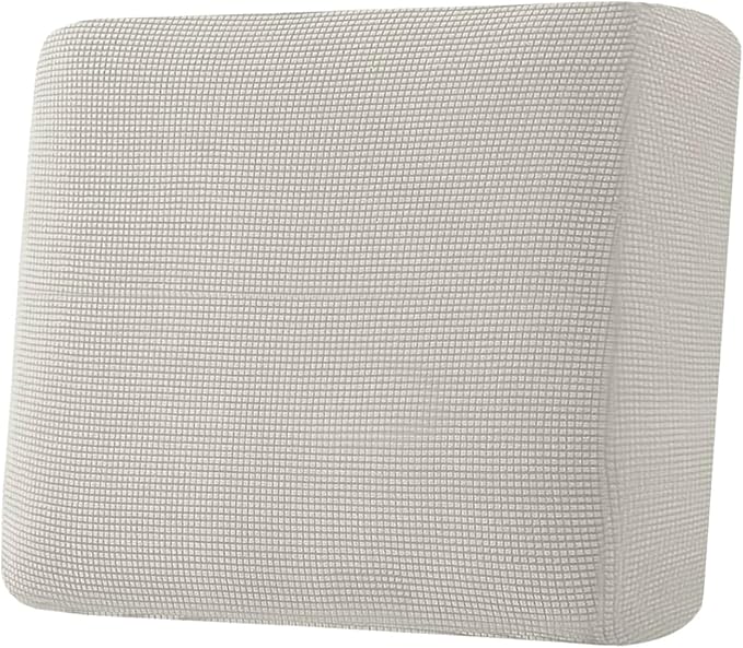 H.VERSAILTEX Super Stretch Individual Seat Cushion Covers Sofa Covers Couch Cushion Covers Slipcover Sets Thick Jacquard Textured Twill Fabric (1 Piece Chair Cushion Cover, Island Fossi)-Ruum Studio Home