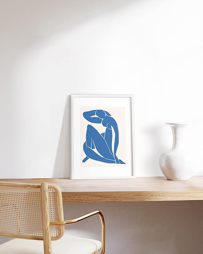 HAUS AND HUES White 12x16 Picture Frame - Modern Aluminum Wall Art Display - Minimalist, Lightweight 12x16 White Frame for Art Prints, Photos, Posters - Ready-to-Hang Vertically & Horizontally-Ruum Studio Home