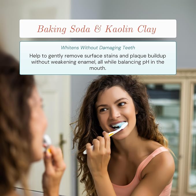 Shine Remineralizing Tooth Powder with Hydroxyapatite, Made in The USA, Flouride Free Tooth Repair, Natural Teeth Whitening Powder, Teeth Polish & Stain Remover, Cinnamon-Ruum Studio Home