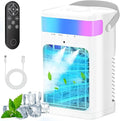 Portable Air Conditioner,Cooling Fan with 3 Speeds & 3 Modes,1500ML Mini Air Conditioner with Remote, Air Conditioner Fan,Night Light,Evaporative Air Cooler for Home/Office-Ruum Studio Home