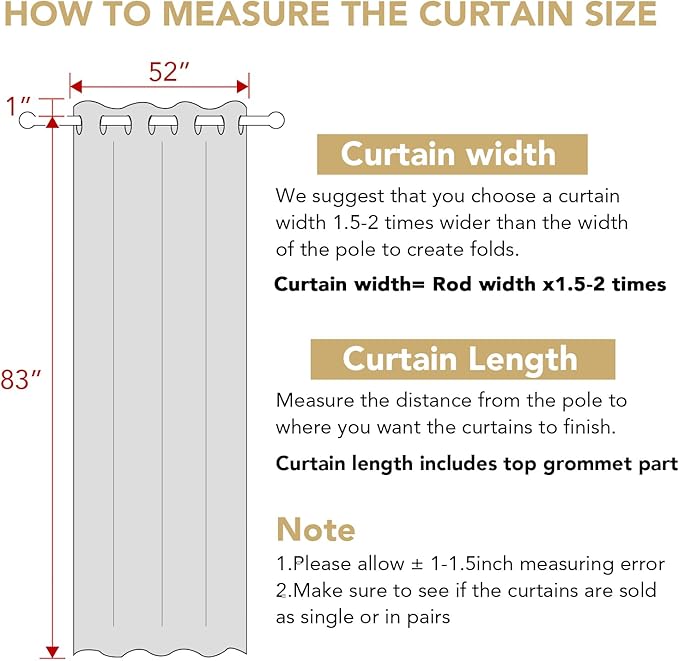 H.VERSAILTEX Blackout Curtains 84 inches Long for Living Room Thermal Insulated Room Darkening Window Treatment Panels Drapes Light Reducing Curtains for Bedroom, 2 Panels, 52" W x 84" L, Baby Pink-Ruum Studio Home