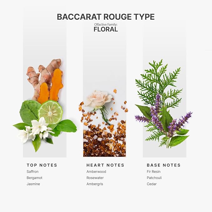 Aromaplan Hotel Scents Inspired by Baccarat Rouge 16 Fl Oz (473ml), Home Luxury Aroma & Hotel Diffuser Oil for Aromatherapy- USA Made, Bigger Bottle, Bolder Aroma & Longer Lasting-Ruum Studio Home