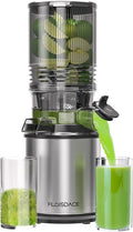 Cold Press Juicer – 6.5" Extra Large Feed Chute Fit Hands-Free Electric Masticating Juicer Machine, 350W Slow Masticating Juicer Machine for Whole Fruit and Vegetables – Easy Cleanup & Assembly-Ruum Studio Home