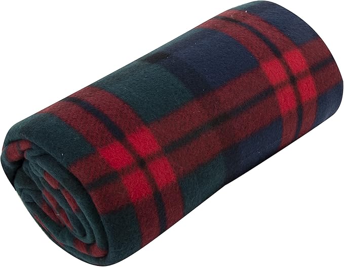 50x60 Throw Blankets, Plaid Fleece Throw Blankets for Bedroom, Couch, Livingroom, Chair, Pets, Outdoors-Ruum Studio Home