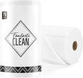 Fantasticlean Microfiber Cleaning Cloth Roll -75 Pack, Tear Away Microfiber Towels, 12" x 12", Reusable, Washable, Scratch Free, Ultra Absorbent Dish Rags for Car, Home, Garage or Shop (White)-Ruum Studio Home