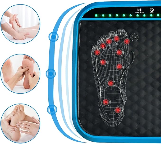 Vibration Plate Fitness Platform Whole Body Exercise Machine with 120 Speed Levels, Lymphatic Drainage, Fat Burning, and Weight Loss, Perfect for Women, Men, and Home Gym Exercise-Ruum Studio Home