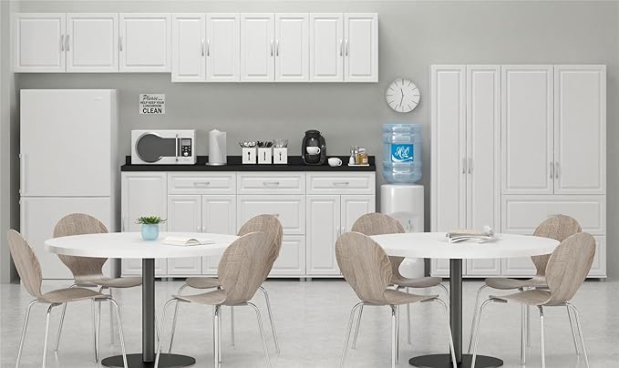 SystemBuild Evolution Kendall 24" Utility Storage Cabinet - White-Ruum Studio Home