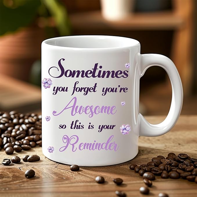 Hyturtle Personalized Purple Inspirational Butterfly Mug - Butterfly Gifts For Women - Animal Gift For Bird Lover Her - Bird Gifts For Mom on Mother Day - Custom Coffee Cup Ceramic Mug 11 Oz 15 Oz-Ruum Studio Home