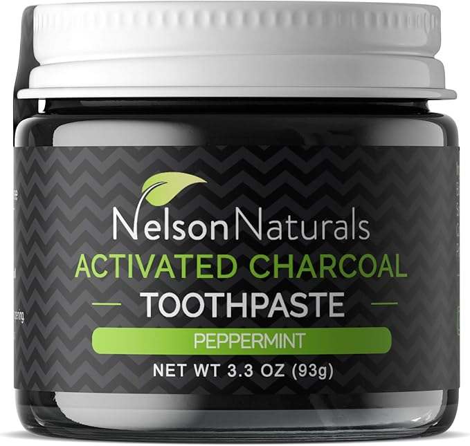 Activated Charcoal Toothpaste 3.3 oz- Peppermint-Ruum Studio Home