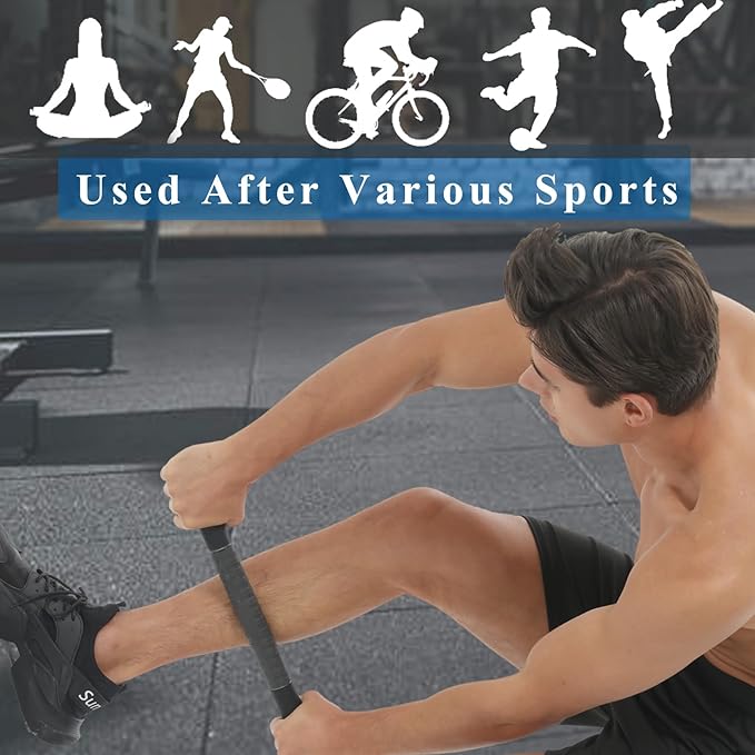 Muscle Roller Massage Stick for Legs Massager Roller-Calf Roller Deep Tissue Release Muscle Soreness, Trigger Points for Legs, Neck, Calves, Thighs, Shins, Back-Ruum Studio Home