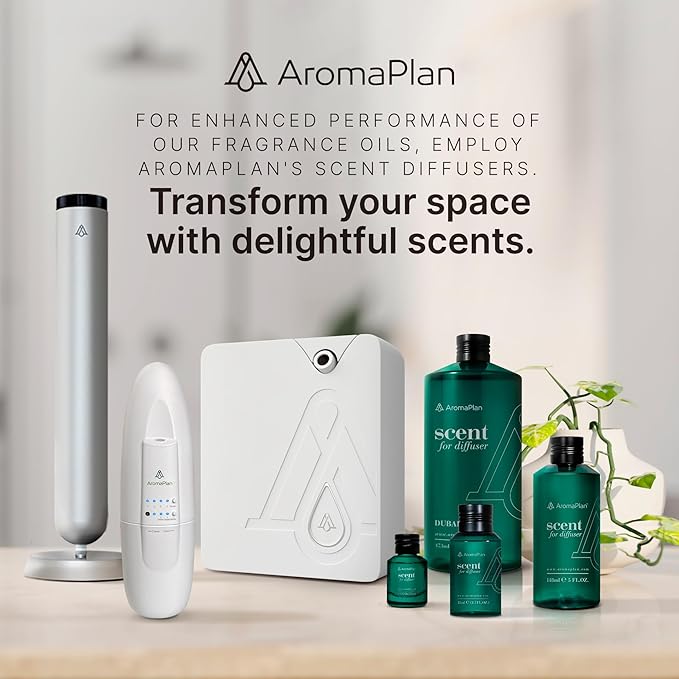 Aromaplan Hotel Scents Bamboo Air 16 Fl Oz (473ml), Home Luxury Aroma & Hotel Diffuser Oil- Hotel Diffuser Oil for Aromatherapy- USA Made, Bigger Bottle, Bolder Aroma & Longer Lasting-Ruum Studio Home