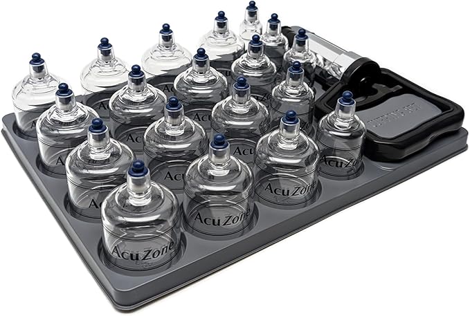 Premium 19 Pcs Plastic Cupping Set with Extension Tube-Ruum Studio Home