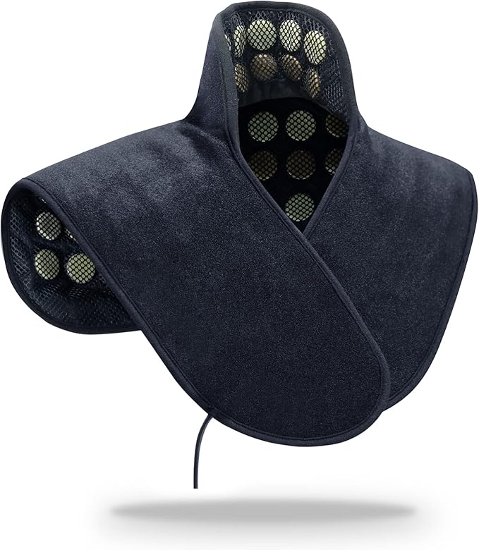 UTK Far Infrared Heating Pads for Neck and Shoulders and Back, Hot to 159℉, Gift for Women, FSA-HSA Eligible Neck and Shoulder Heating Pad with 84 Natural Jade, 24 Timers & Auto Shut Off (23 * 18'')-Ruum Studio Home