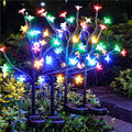 Solar Garden Lights Outdoor,Waterproof Solar Lights for Outside Decorative 4Pack, 80Led Flowers Garden Decor, Outdoor Lights for Yard Pathway,Lawn,Garden Decorations-Ruum Studio Home