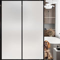 Window Privacy Film with Installation Tools, Static Cling, Anti UV, Heat Control, Ideal for Home Shower Office Glass Door (White Frosted, 17.5X118.1Inch)-Ruum Studio Home