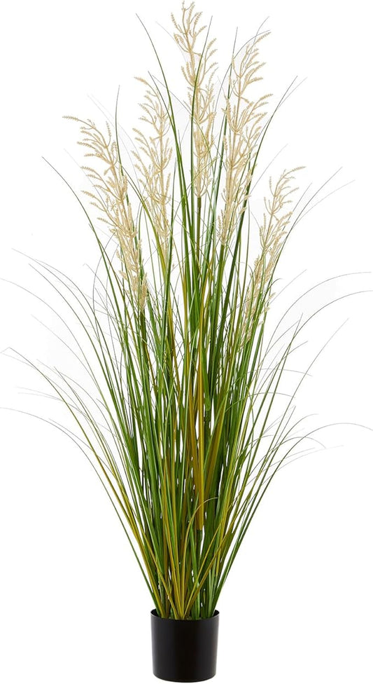 Artificial Plant, 47in Tall Pampas Grass, Faux House Plants in Pot, Indoor Decorative Flowers &Greenery for Home and Office, Ideal Housewarming Gift-Ruum Studio Home