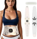 Abs Stimulator Abdominal, ab Belt Muscle Stimulator with Heat for Belly Fat Loss, Stomach Cellulite Melting, Postpartum Care Smooth & Firming, Lower Back Massager for Pain Relief Women Men Gifts-Ruum Studio Home