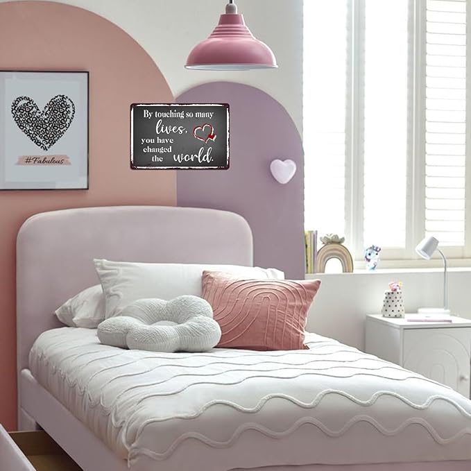 Nurse Retirement Gifts for Women, Nurses Practitioner Metal Tin Signs Home Decor Nursing School Graduation Happy Retirement Accessories Thank You Sign 8x12 Inch-Ruum Studio Home