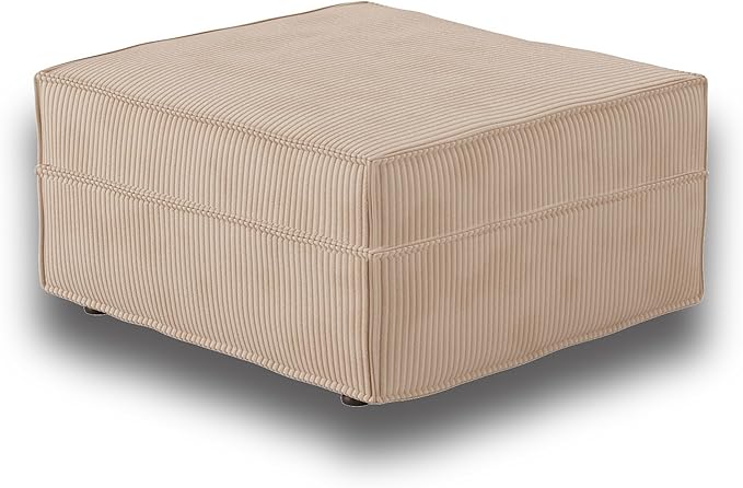 HOOOWOOO Modular Sectional Sofa Couch,Matching Free Combination Cloud Couch Ottoman Chair(Camel Corduroy)-Ruum Studio Home