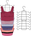 ZEDODIER Tank Top Hanger, 2 Pack Space Saving Bra Hangers, Non-Slip Hanging Sport Bras Holder, Closet Organizers and Storage for Camisoles Tank Tops Bras Ties Swimsuits Strappy Dress, Black-Ruum Studio Home