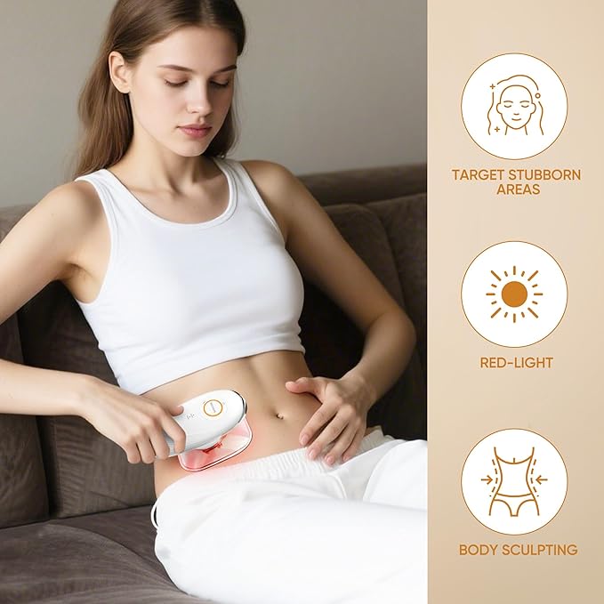 Body Smart Scraping - 3 in 1 Body Sculpting Machine - Best Cellulite Removal Machine- Body Sculptor，Suitable for Legs, Abdomen, Arms, Love Handles, Relieves Muscle Tension and Tightens Skin-Ruum Studio Home