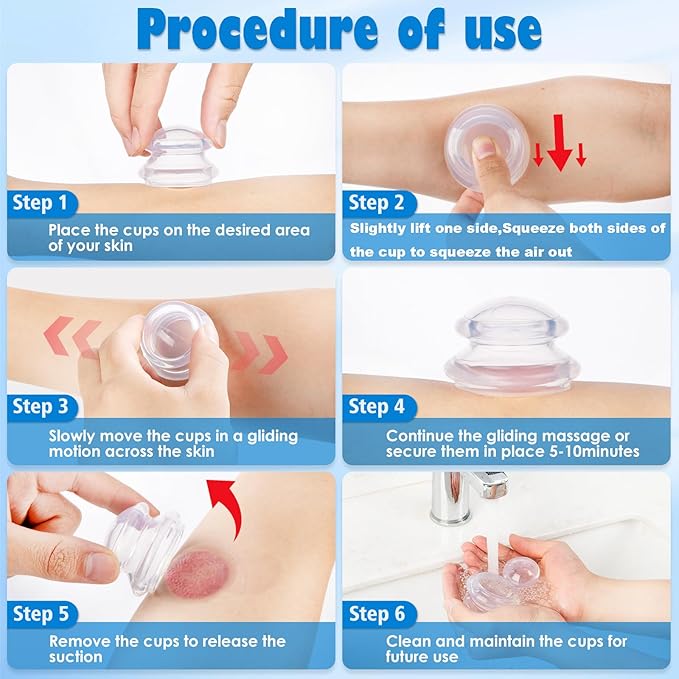 15Pcs Cupping Therapy Set-Professional Silicone Cupping, Suitable for Facial Body Massage/Deep Myofascial Release/Pain Relief/Muscle Relaxation & More (Green,15pcs)-Ruum Studio Home