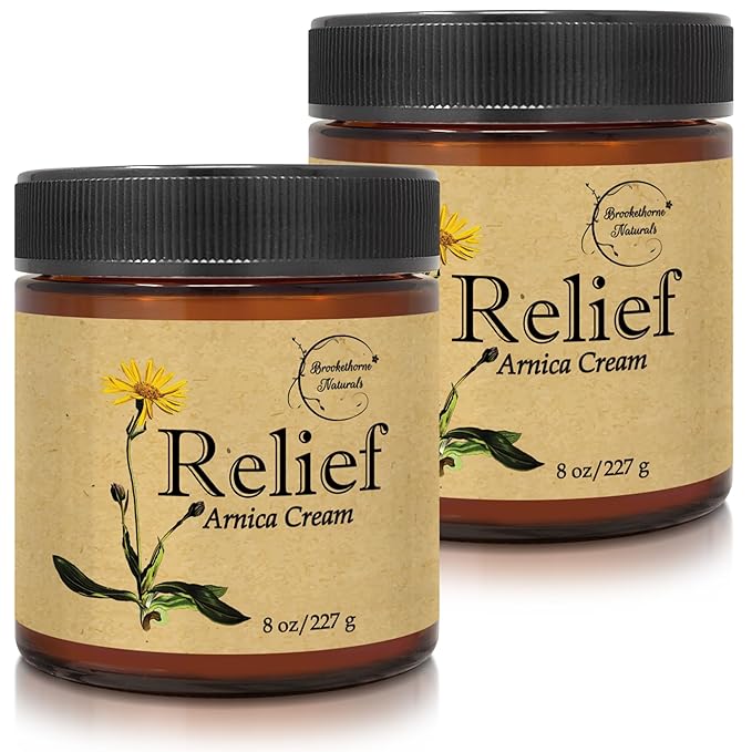 Relief Arnica Cream Natural Lotion for Effective Sore Muscle Relief | Arnica Bruise Cream with Lemongrass & Eucalyptus Essential Oils | Best Massage Lotion for Massage Therapy – 2 Pack-Ruum Studio Home