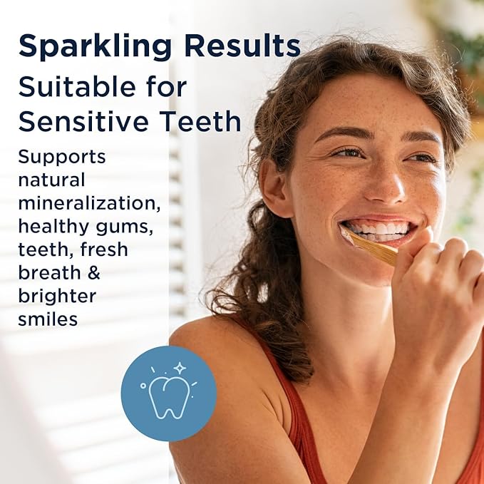 Designs for Health PerioBiotic Silver Hydroxyapatite Toothpaste - Fluoride Free Toothpaste with Oral Probiotics with Whitening Hydroxyapatite - Supports Gum Health & Remineralization (3 Pack, 4oz)-Ruum Studio Home