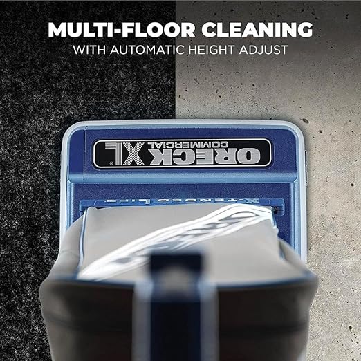 Oreck Commercial XL Vacuum Cleaner, Bagged Upright Vac for Carpets and Hard Floor, Lightweight, Automatic Height Adjust, High-Speed Brush Roll, Powerful Vacuum Cleaners for Commercial Use-Ruum Studio Home