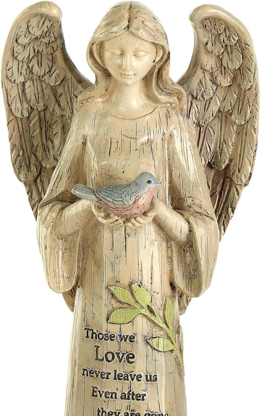Topadorn Garden Statuary Outdoor Praying Angel Resin Figurines,Angel Collectible Sculptures,10" H-Ruum Studio Home