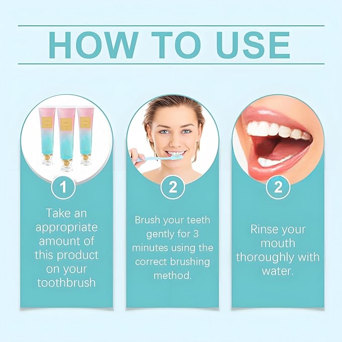 Niacinamide Whitening Toothpaste 2-Pack | Fresh Breath Toothpaste | Stain Removal & Enamel Safe | Fresh Breath Formula with Activated Charcoal |for Coffee/Smokers-Ruum Studio Home